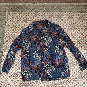 Floral Button-Up Shirt